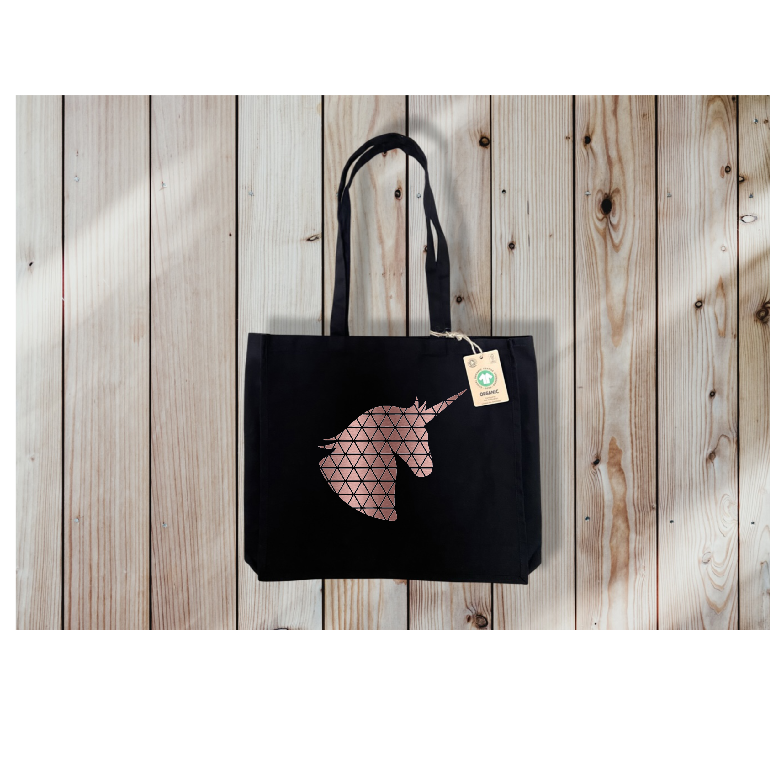 Unicorn canvas shop bag